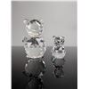Image 2 : 2pc Swarovski Crystal Bear Figurines