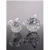 Image 3 : 2pc Swarovski Crystal Sitting Teddy Bear Figurines