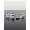 Image 9 : 6pc Swarovski Silver Crystal Kris Bear Figurine Collection