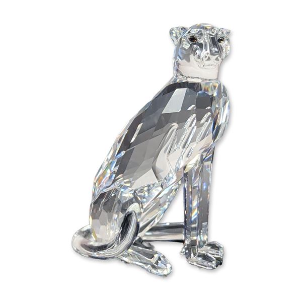 Swarovski Crystal Cheetah - High Tail Figurine