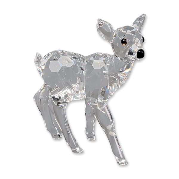 Swarovski Silver Crystal Figurine, Fawn