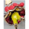 Image 5 : 2pc Swarovski LE Enamel and Crystal Pinocchio Figurine with Arribas Brothers Pink Base