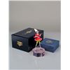 Image 6 : 2pc Swarovski LE Enamel and Crystal Pinocchio Figurine with Arribas Brothers Pink Base