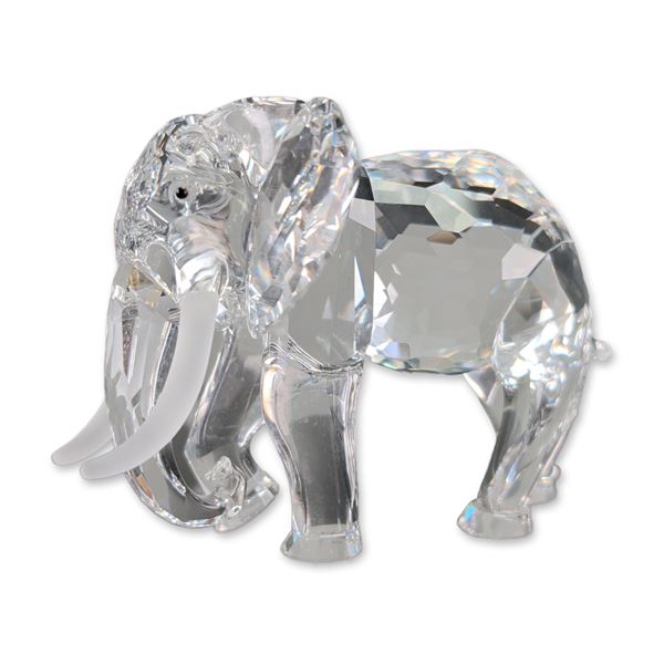 Swarovski 1993 SCS Crystal African Elephant Figurine