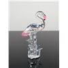 Image 2 : Swarovski Crystal Flamingo with Pink Feathers