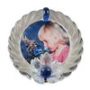Image 1 : Swarovski Blue Flower Crystal Picture Frame