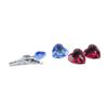 Image 1 : 4pc Swarovski Crystal Hearts and Tulip Collection