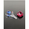Image 3 : 4pc Swarovski Crystal Hearts and Tulip Collection