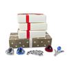 Image 1 : 5pc Swarovski Crystal Hearts and Tulip Figurine Collection