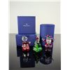 Image 5 : 3pc Swarovski Crystal Holiday Cheers Figurines