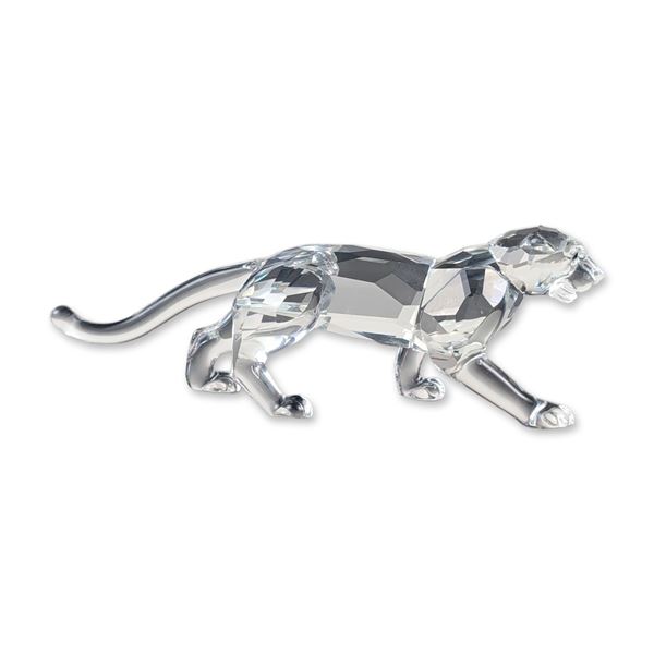 Swarovski Crystal Stalking Leopard Figurine