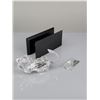 Image 3 : 3pc Swarovski Crystal 1995 SCS Annual Edition Figurine, The Lion, Title Plaque & Base