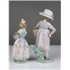 Image 2 : Two Lladro Porcelain Figurines, You're So Cute 01006826 & Girl from Valencia 01004841