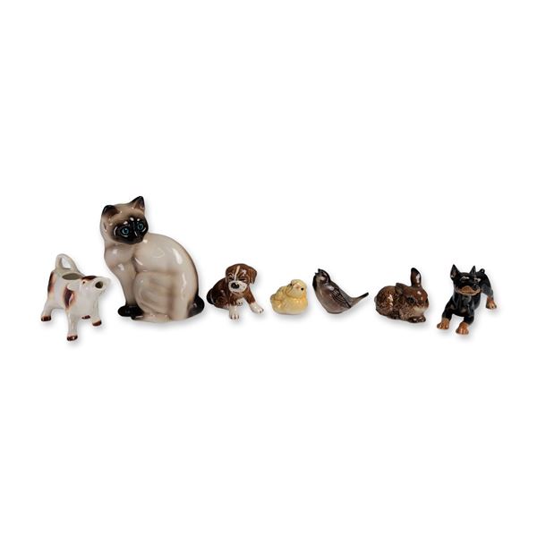 7pc Goebel West Germany and Josef Originals Porcelain Figurines