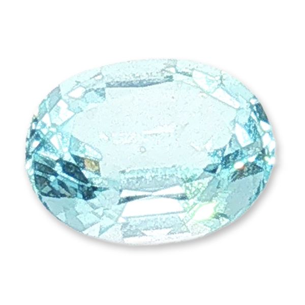 Loose Oval Cut Aquamarine Gemstone