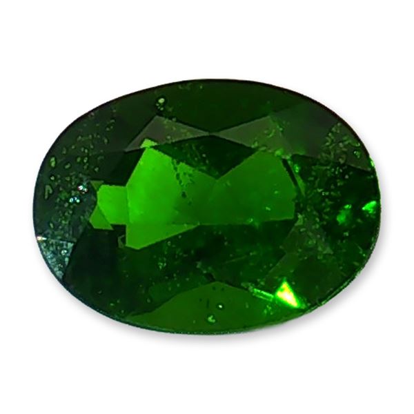 Oval Cut Chrome Diopside Loose Gemstone
