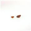 Image 3 : 2pc Loose Oval and Pear Cut Brown-Orange Gemstones