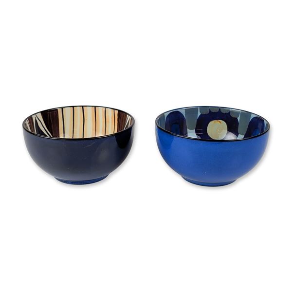 2pc Royal Copenhagen Baca Fajance Bowls