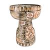 Image 1 : Andre Horellou (French 1943-2011) Hand-Painted Ceramic Spike Candlestick