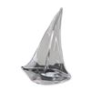 Image 1 : Daum France Modernist Crystal Sailboat Sculpture