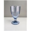 Image 2 : 4pc Villeroy & Boch My Garden Blue Glass Water Goblets