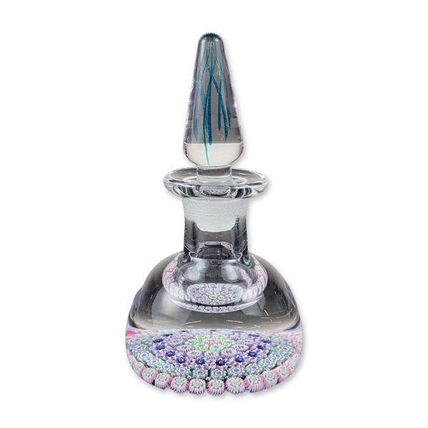 Perthshire Millefiori Art Glass Scent Bottle with Stopper