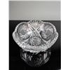 Image 2 : American Brilliant Period Style Cut Crystal Centerpiece Bowl