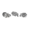 Image 1 : Three Swarovski Crystal Figurines, Hippopotamus and Rhinoceros