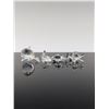 Image 3 : 4pc Swarovski Silver Crystal Animal Figurines