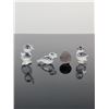 Image 5 : 4pc Swarovski Silver Crystal Bird Figurines