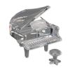 Image 1 : Swarovski Silver Crystal Figurine, Grand Piano and Stool