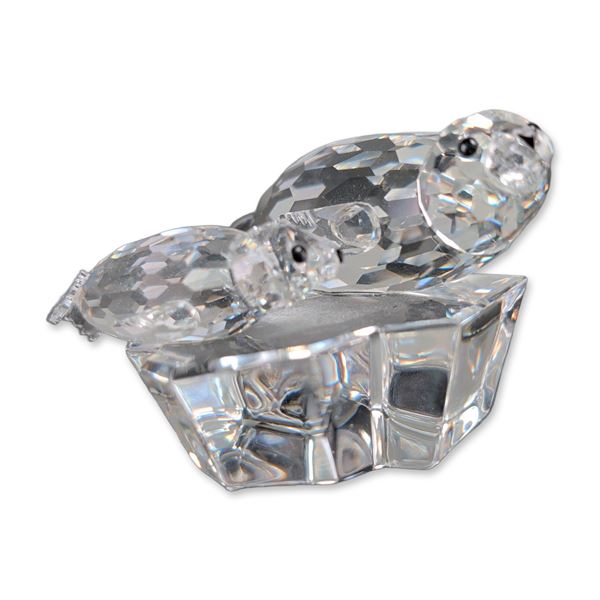 Swarovski SCS 1991 Save Me - The Seals Crystal Figurine