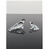 Image 2 : 2pc Swarovski Crystal Seal Figurines