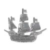 Image 1 : Swarovski Silver Crystal Figurine, Santa Maria Ship