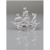 Image 2 : Swarovski Silver Crystal Figurine, Santa Maria Ship