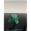 Image 3 : Swarovski Crystal Figurine, Green Siamese Fighting Fish