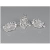 Image 2 : 3pc Swarovski Crystal Snail Figurines