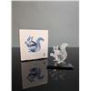 Image 4 : Swarovski SCS 1997 Squirrel Crystal Figurine w/ Mirror Base