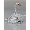 Image 3 : Swarovski Silver Crystal Swan Family Figurine