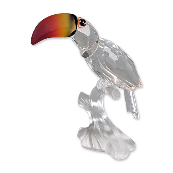 Swarovski Crystal Figurine, Toucan Colored Beak