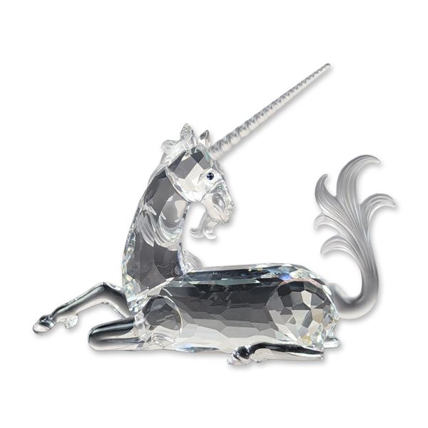 2pc Signed Swarovski Crystal SCS 1996 Annual Edition The Unicorn