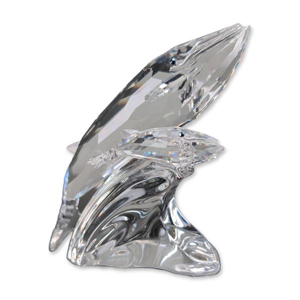 Swarovski 1992 SCS Care For Me - Whales Figurine