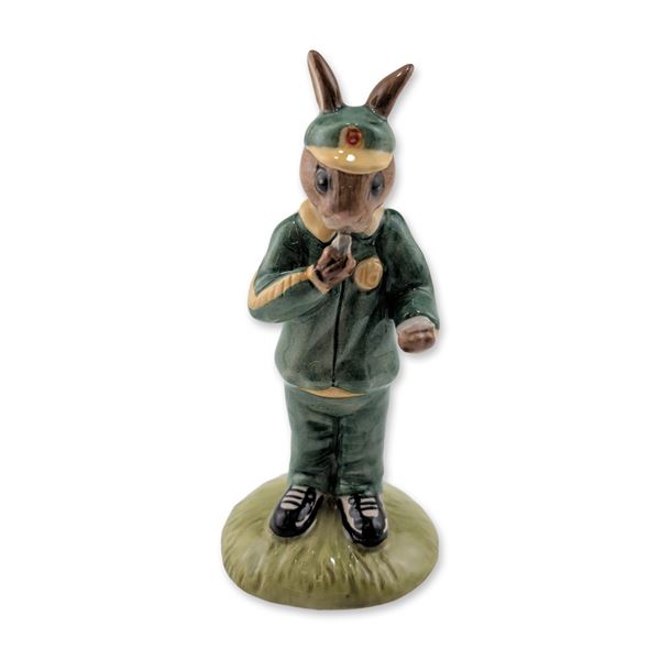 Royal Doulton Stop Watch Bunnykins DB 253 Porcelain Figurine