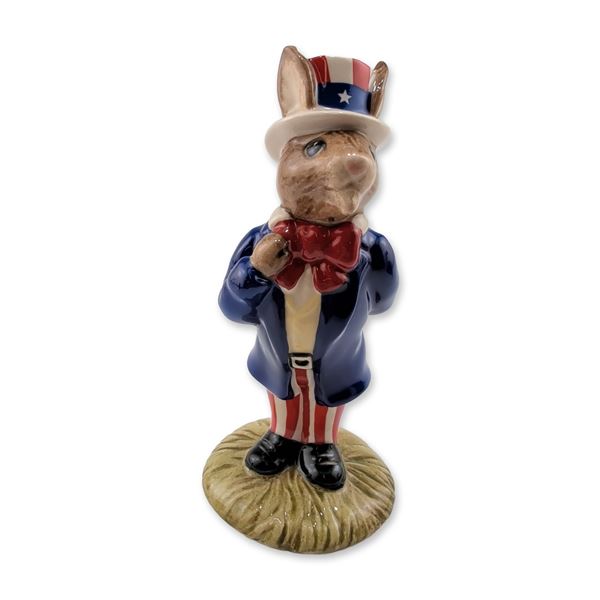 Royal Doulton Uncle Sam Bunnykins Figurine