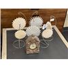 Image 1 : Cast Decorator Desk Clock, Hanging Décor
