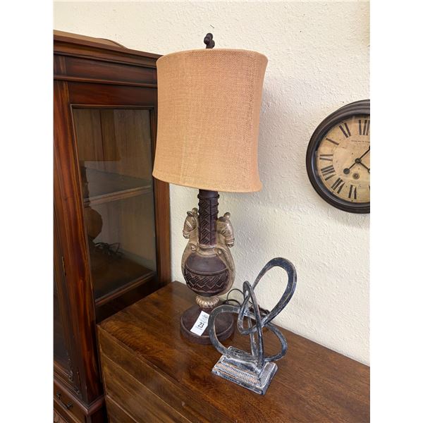 Decorator Horse Lamp, Cast Décor