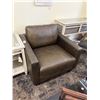 Image 1 : Leather Style Armchair