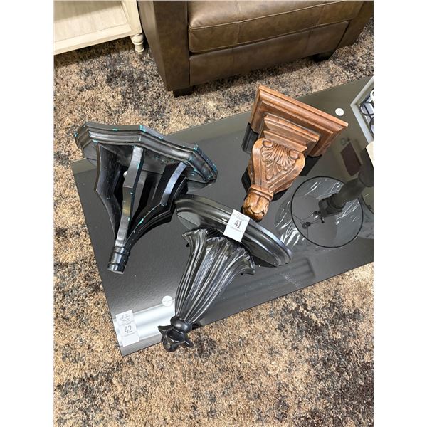 Decorator Wall Sconce Shelves - 3
