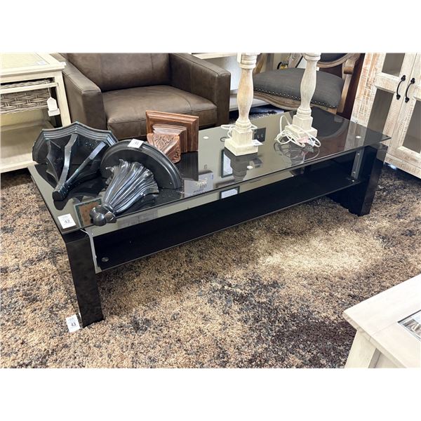 Black Laquer Contemporary Coffee Table