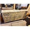 Image 1 : Distressed Large 6'  Console Cabinet